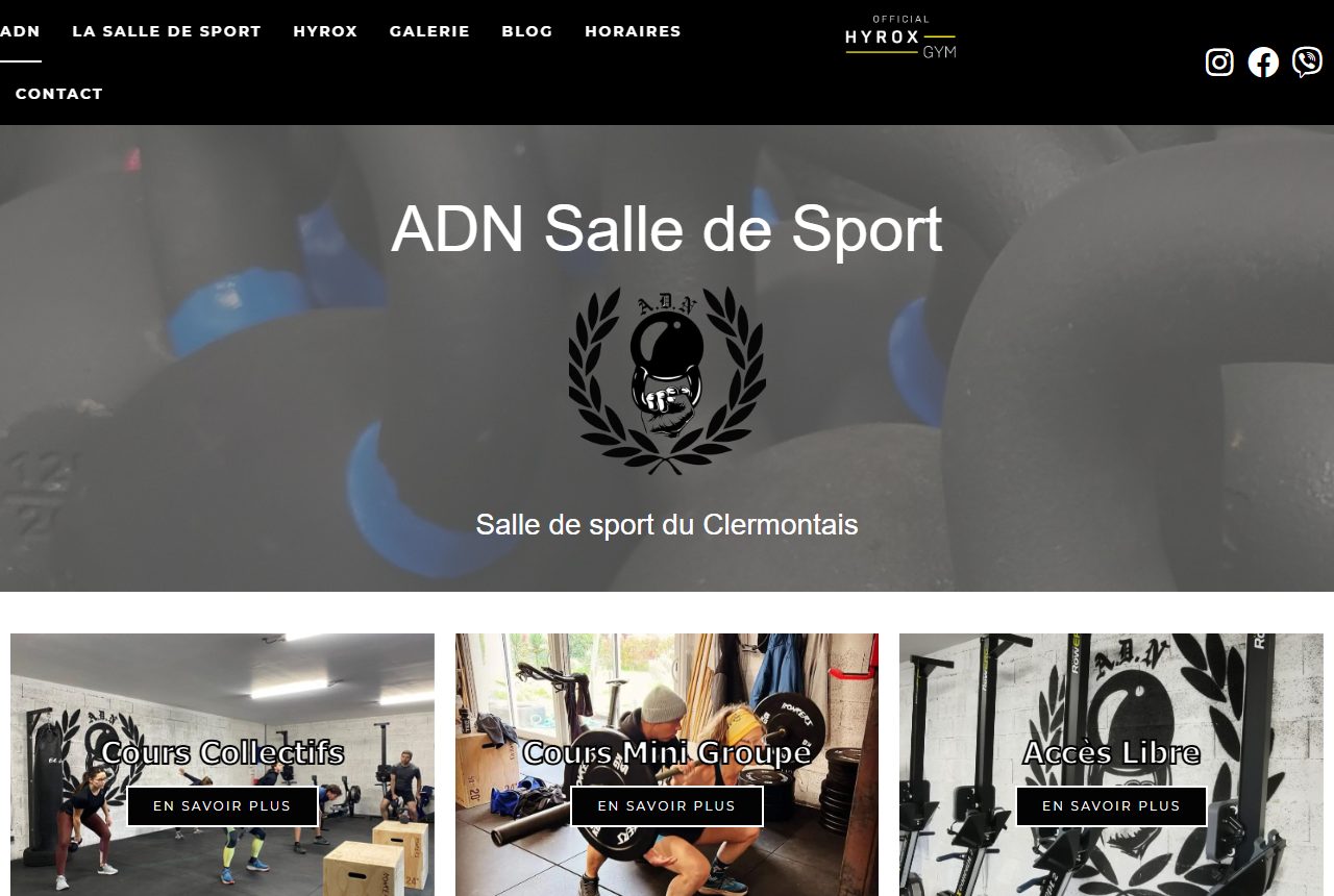 Site d'ADN Salle de Sport