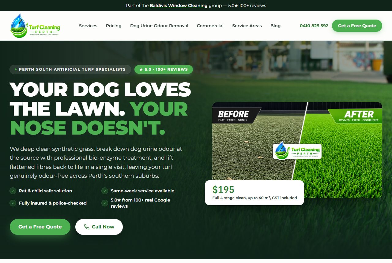 Site de Turf Cleaning Perth