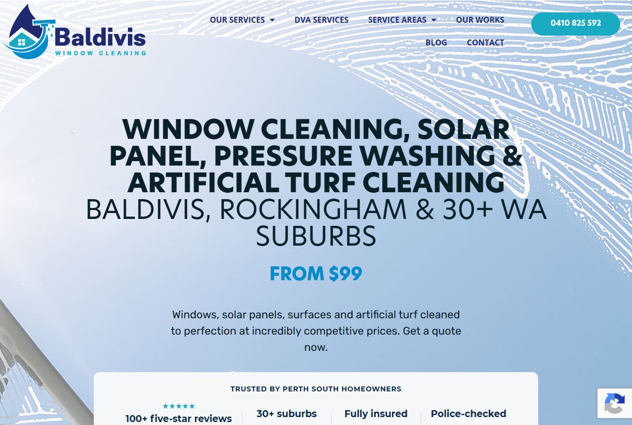 Site de Window Cleaning & Pressure Washing